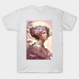 Pretty in Pink - Art Nouveau T-Shirt